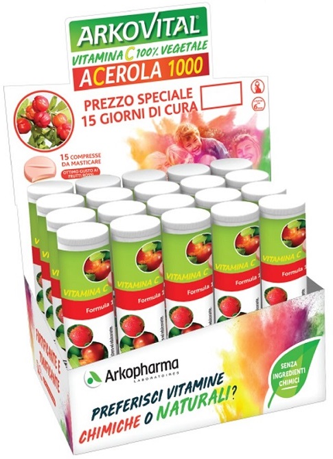 ARKOVITAL ACEROLA 1000 15 COMPRESSE - Farmaciapacini.it