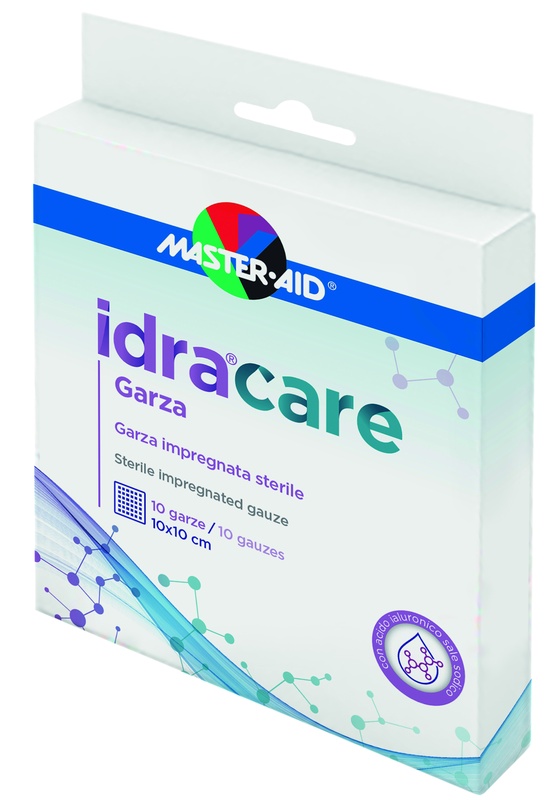 MASTER-AID IDRACARE GARZA IMPREGNATA 10X10 CM 10 PEZZI - Farmaciapacini.it