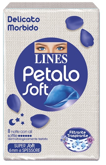 LINES PETALO SOFT NOTTE 8 PEZZI - Farmaciapacini.it