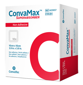 MEDICAZIONE AVANZATA CONVAMAX SUPERABSORBER NON-ADHESIVE 15X20 CM 10 PEZZI - Farmaciapacini.it
