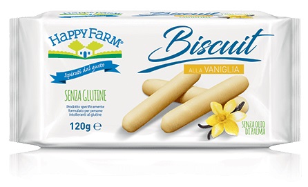 HAPPY FARM BISCUIT VANIGLIA 120 G - Farmaciapacini.it