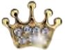 ORECCHINO STERILE BJT706 GP BABY CROWN - Farmaciapacini.it