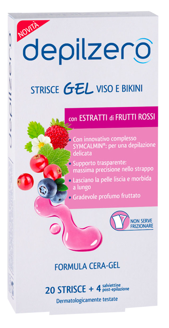 DEPILZERO STRISCE GEL VISO BIKINI 24 PEZZI - Farmaciapacini.it