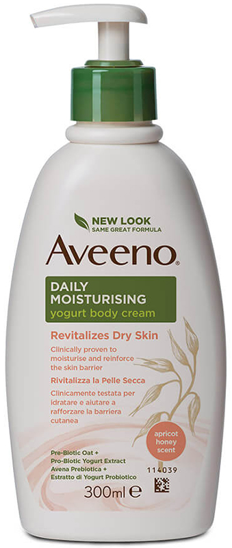 AVEENO CREMA CORPO YOGURT ALBICOCCA&MIELE 300 ML - Farmaciapacini.it