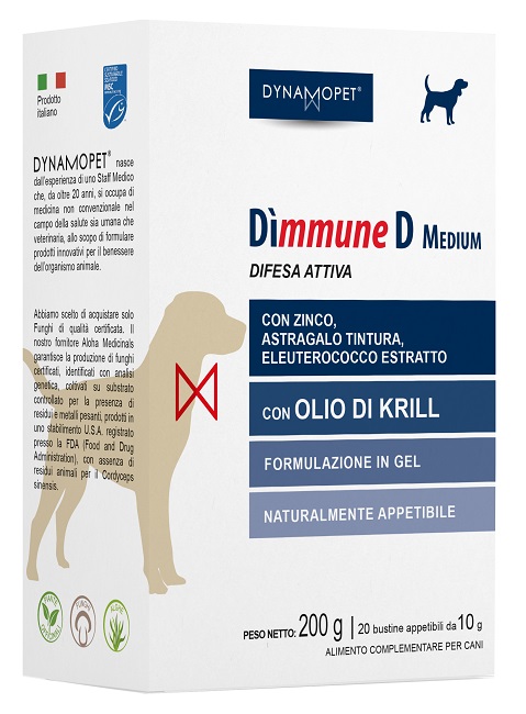 DIMMUNE D MEDIUM CANI 20 BUSTINE 10 G - Farmaciapacini.it