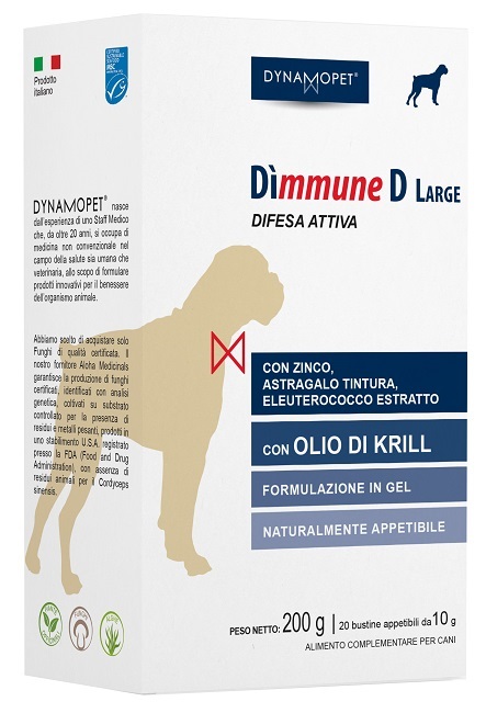 DIMMUNE D LARGE CANI 20 BUSTINE 10 G - Farmaciapacini.it