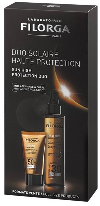 COFANETTO DUO UV-BRONZE UV-BRONZE FACE SPF50 + UV-BRONZE BODY SPF30 - Farmaciapacini.it