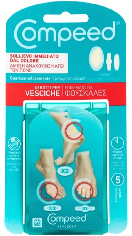 COMPEED CEROTTI PER VESCICHE MISTO 5 PEZZI - Farmaciapacini.it
