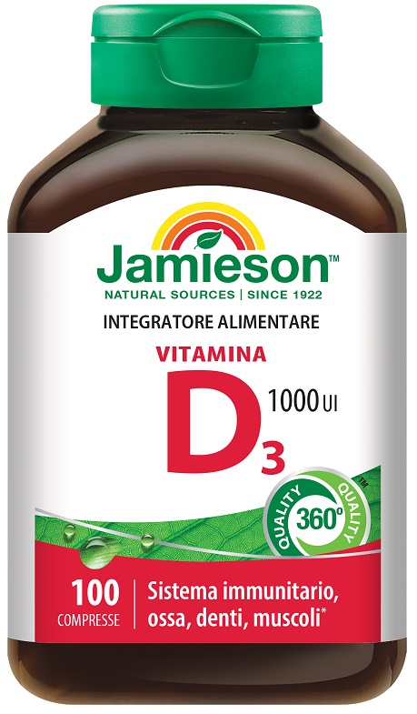 JAMIESON VITAMINA D3 1000 100 COMPRESSE - Farmaciapacini.it