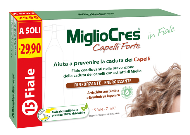 MIGLIOCRES FORTE 15 FIALE TRATTAMENTO DERMOCOSMETICO - Farmaciapacini.it