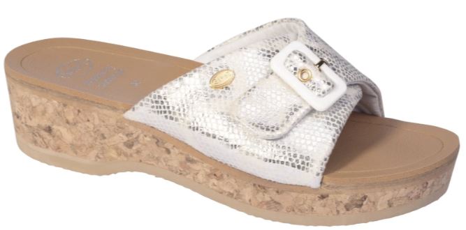 WAPPY PRINTSYNTH-W WHITE/SILVER MEMORY CUSHION COMFORT PLUS PELLE SIMILPELLE EVA F 39 COLLEZIONE SS20 - Farmaciapacini.it