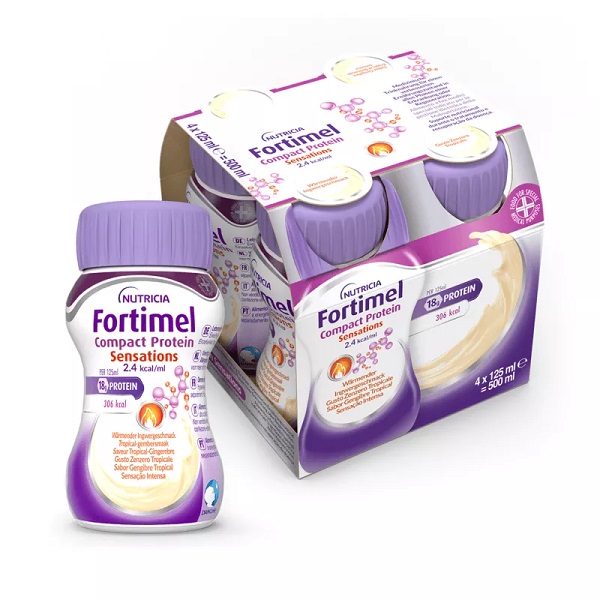 FORTIMEL COMPACT PROTEIN HOT TROPICAL ZENZERO 4 X 125 ML - Farmaciapacini.it