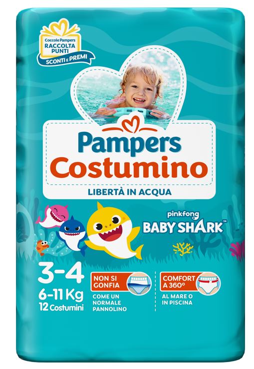 PAMPERS COSTUMINO MIDI 12 PEZZI - Farmaciapacini.it