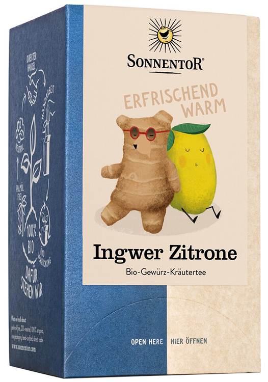 SONNENTOR INFUSO ZENZERO-LIMONE 18 FILTRI - Farmaciapacini.it
