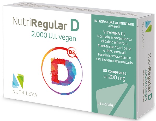 NUTRIREGULAR D 2000UI VEGAN 60 COMPRESSE - Farmaciapacini.it