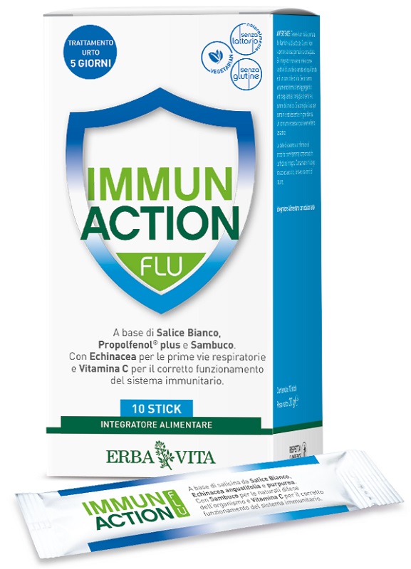 IMMUN ACTION FLU 10 STICKPACK - Farmaciapacini.it