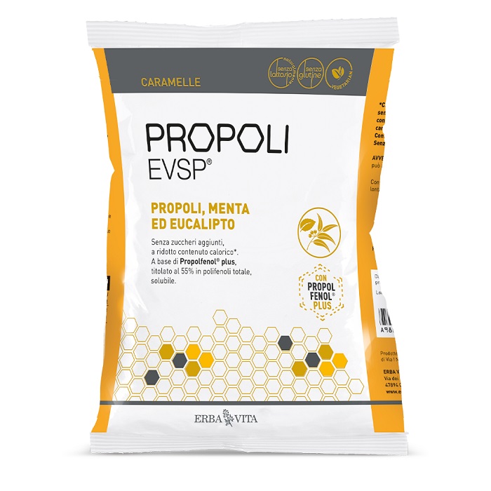 PROPOLI EVSP CARAMELLE PROPOLI MENTA EUCALIPTO 65 G - Farmaciapacini.it