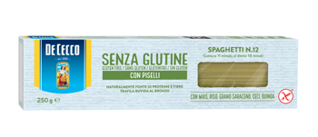 DE CECCO SPAGHETTI N12 CON PISELLI 250 G - Farmaciapacini.it