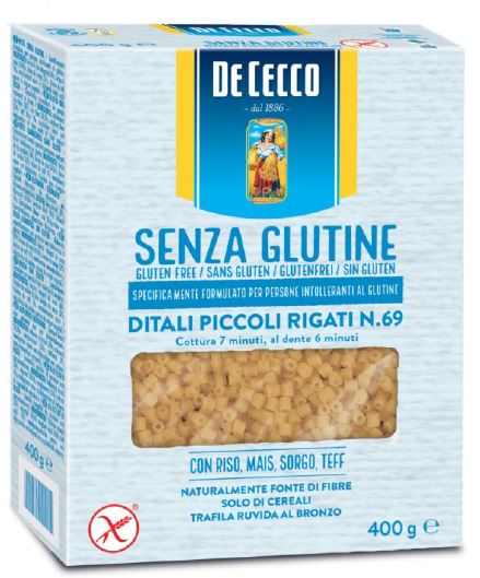 DE CECCO DITALI PICCOLI RIGATI N69 400 G - Farmaciapacini.it
