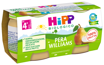 HIPP BIO OMOGENEIZZATO PERA WILLIAMS 2 X 80 G - Farmaciapacini.it