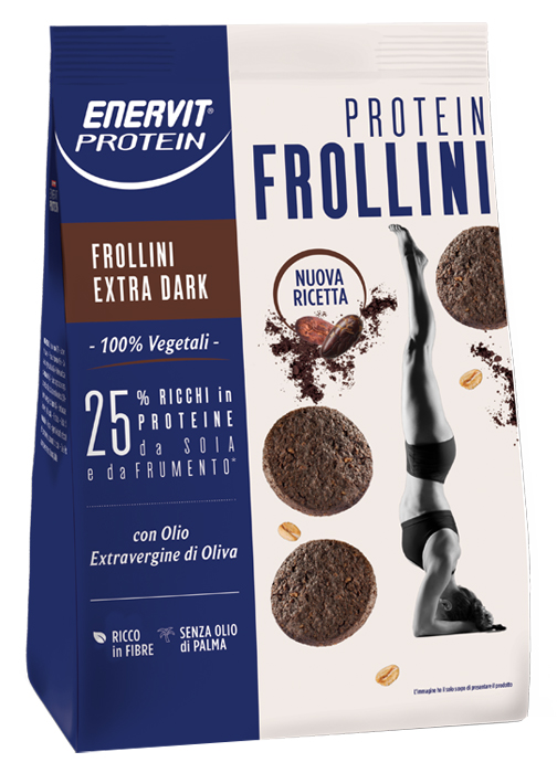 ENERVIT PROTEIN FROLLINI EXTRA DARK 200 G - Farmaciapacini.it