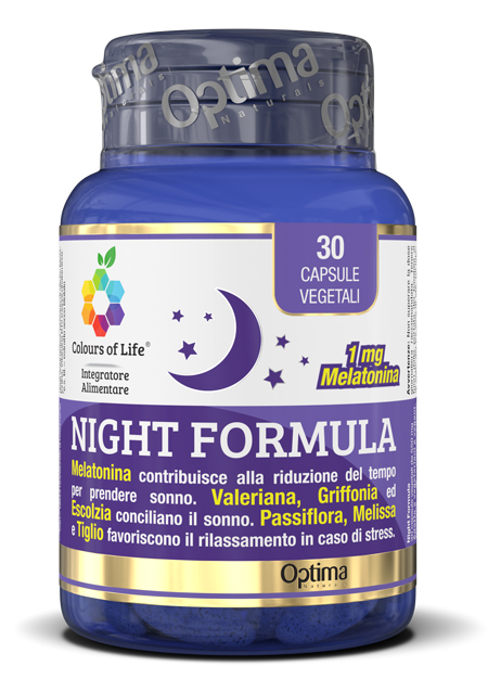 COLOURS OF LIFE NIGHT FORMULA 30 CAPSULE VEGETALI 550 MG - Farmaciapacini.it