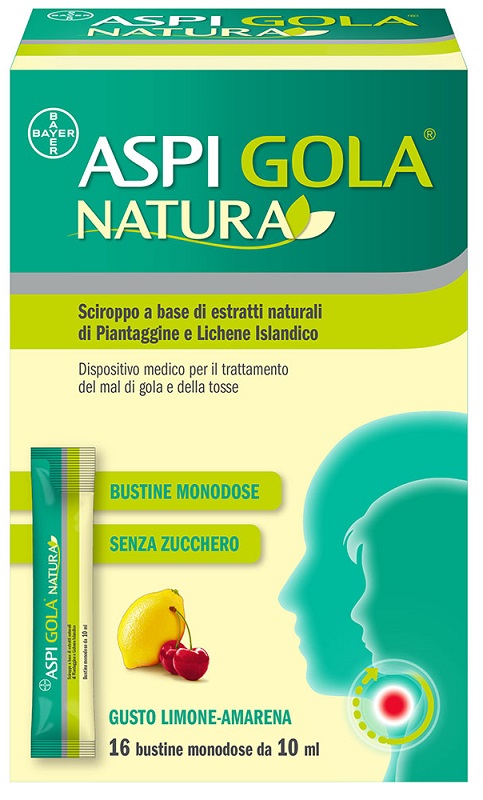 ASPI GOLA NATURA 16 BUSTINE MONODOSE DA 10 ML - Farmaciapacini.it