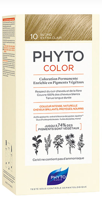 PHYTOCOLOR 10 BIONDO CHIARISSIMO EXTRA LATTE 50 ML + CREMA 50 ML + MASCHERA 12 ML - Farmaciapacini.it