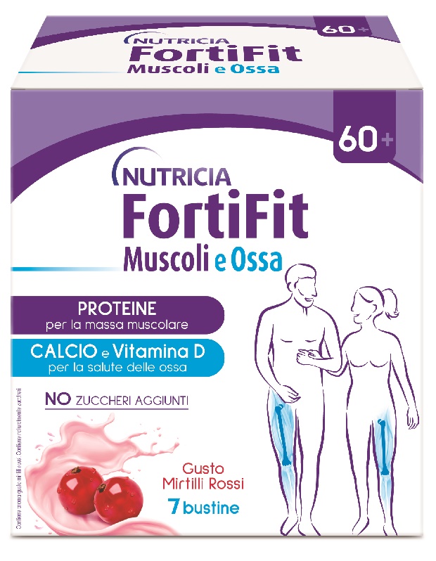 FORTIFIT MUSCOLI&OSSA MIRTILLO ROSSO 7 BUSTINE - Farmaciapacini.it