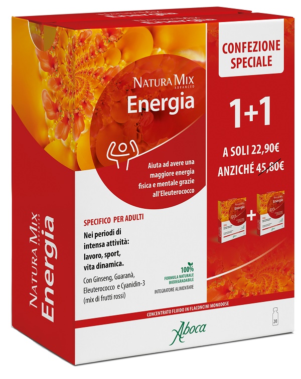 NATURA MIX ADVANCED ENERGIA 10 + 10 FLACONCINI CONFEZIONE SPECIALE - Farmaciapacini.it