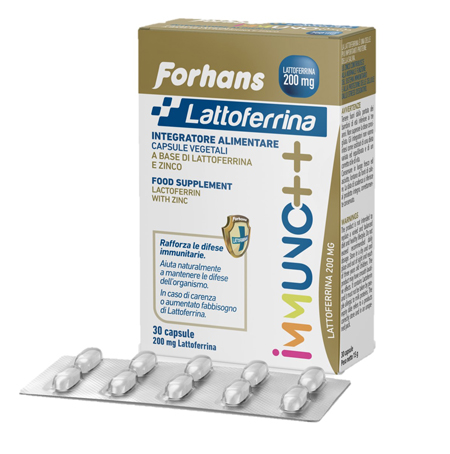 FORHANS LATTOFERRINA IMMUNO++ 200 MG LATTOFERRINA 30 CAPSULE - Farmaciapacini.it