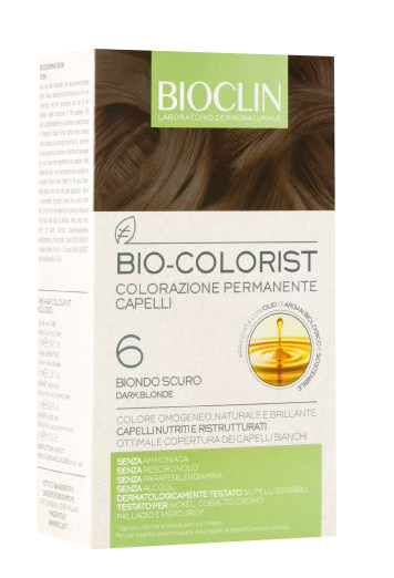BIOCLIN BIO COLOR FAST&PERFECTION 6,0 BIONDO SCURO CREMA COLORANTE 60 ML + RIVELATORE IN CREMA 60 ML + BIO COLOR SHAMPOO 10 ML + BIO COLOR MASCHERA 10 ML - Farmaciapacini.it