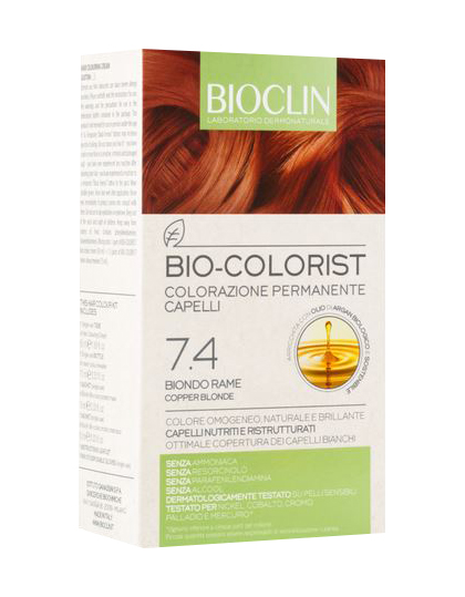 BIOCLIN BIO COLOR FAST&PERFECTION 6,4 BIONDO SCURO RAMATO CREMA COLORANTE 60 ML + RIVELATORE IN CREMA 60 ML + BIO COLOR SHAMPOO 10 ML + BIO COLOR MASCHERA 10 ML - Farmaciapacini.it