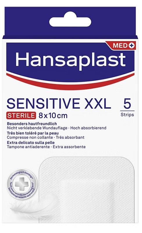 CEROTTO HANSAPLAST SENSITIVE XXL 5 PEZZI - Farmaciapacini.it