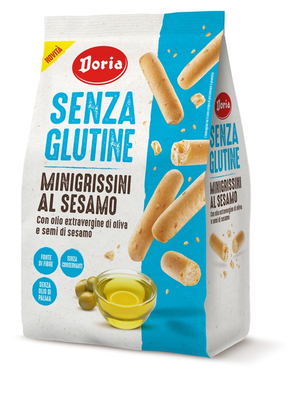 DORIA MINIGRISSINI SESAMO 150 G - Farmaciapacini.it