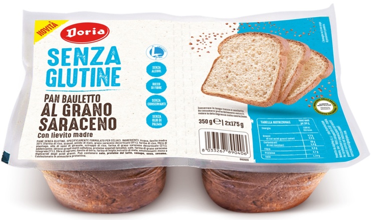 DORIA PAN BAULETTO GRANO SARACENO 2X175 G - Farmaciapacini.it