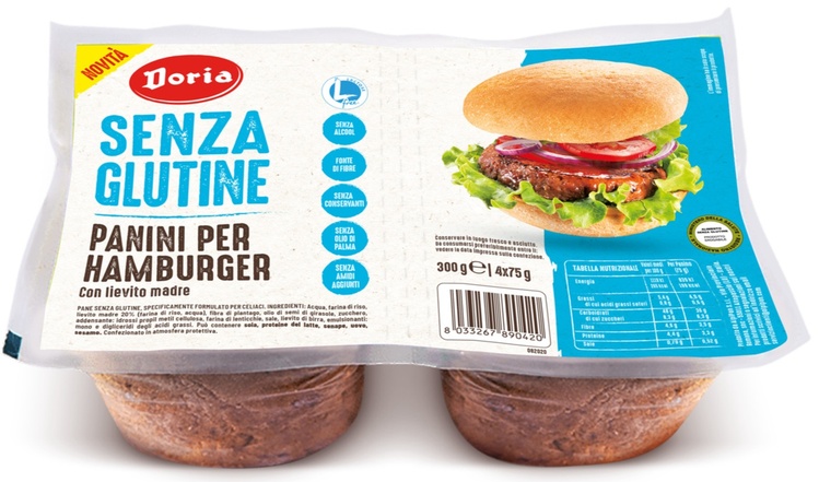 DORIA PANINI HAMBURGER 4X50 G - Farmaciapacini.it