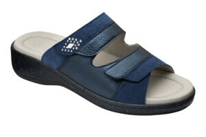 MARINELLA LAMINATED SYNTHETIC+SUEDE W BLU 38 - Farmaciapacini.it