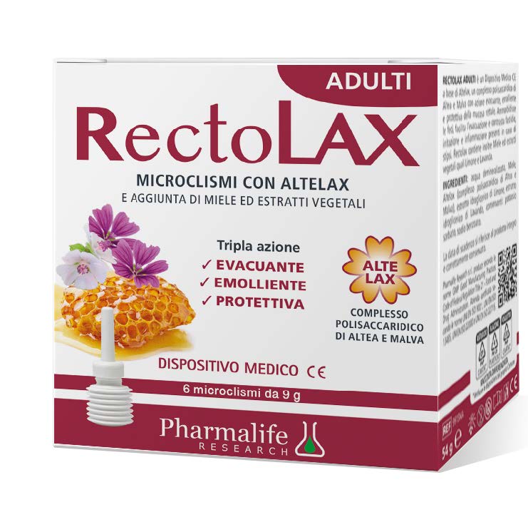 RECTOLAX ADULTI MICROCLISMI 6 PEZZI DA 9 G - Farmaciapacini.it