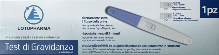 LOTUPHARMA TEST DI GRAVIDANZA 1 PEZZO - Farmaciapacini.it