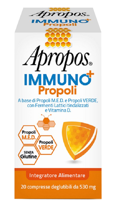 APROPOS IMMUNO+ PROPOLI 20 COMPRESSE DEGLUTIBILI - Farmaciapacini.it