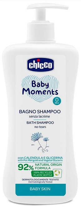 CHICCO BABY MOMENTS BAGNO SHAMPOO DELICATE 500 ML - Farmaciapacini.it
