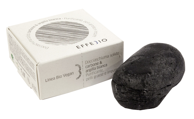 EFFEBIO DOCCIASCHIUMA SOLIDO CARBONE E ARGILLA BIANCA 75 G - Farmaciapacini.it