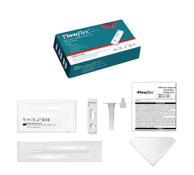 TEST ANTIGENICO RAPIDO SARS-COV-19 FLOWFLEX PREFILLED 1 TEST USO PROFESSIONALE - Farmaciapacini.it