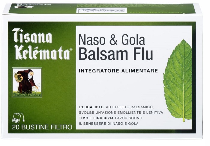 TISANA NASO E GOLA BALSAM FLU 20 BUSTINE - Farmaciapacini.it