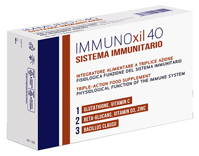 IMMUNOXIL 40 SISTEMA IMMUNITARIO 40 COMPRESSE MASTICABILI - Farmaciapacini.it