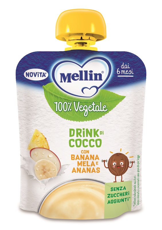 MELLIN POUCH COCCO MELA BANANA ANANAS 90 G - Farmaciapacini.it
