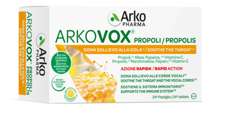 ARKOVOX PROPOLI MIELE/LIMONE 24 COMPRESSE - Farmaciapacini.it