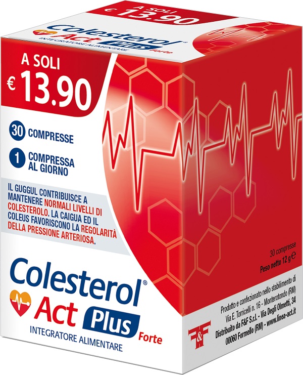 COLESTEROL ACT PLUS FORTE 30 COMPRESSE - Farmaciapacini.it