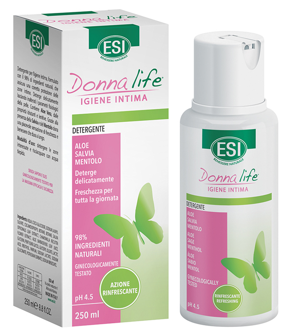 ESI DONNA LIFE DETERGENTE INTIMO RINFRESCANTE 250 ML - Farmaciapacini.it